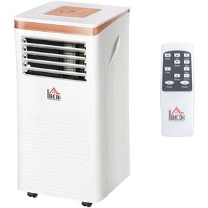 Homcom - 7000BTU/9000BTU/10000 btu Portable Air Conditioner 4 Modes led Display Timer Home Office 9000BTU - White