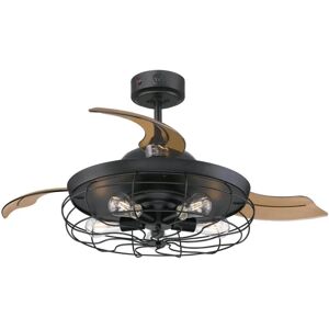 Westinghouse - Retractable ceiling fan Dunlin with led and remote