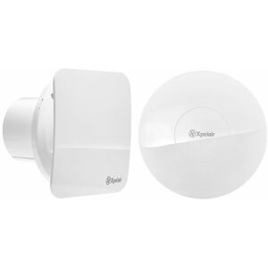 Simply Silent Contour Extractor Fan Timer Humidistat 4 White Recessed - White - Xpelair