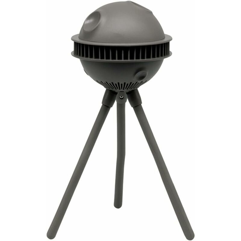 Fans for Strollers, usb Mini Quiet Fan with Flexible Tripod, 3 Speeds, for Desk, Car Seat, Bedroom (Grey) - Grey - Norcks