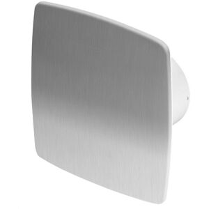 Awenta - 100mm Timer nea Extractor Fan Inox Front Panel Wall Ceiling Ventilation