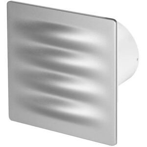 Awenta - 100mm Timer vertico Extractor Fan Satin abs Front Panel Wall Ceiling Ventilation