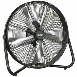 LOOPS 20' Industrial High Velocity Floor Fan - 3 Speed Settings - Tilting Stand - 230V