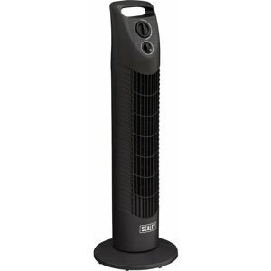 Loops - 30 Inch Oscillating Tower Fan - 3 Speed Settings - Auto Shut Off Timer - 40W