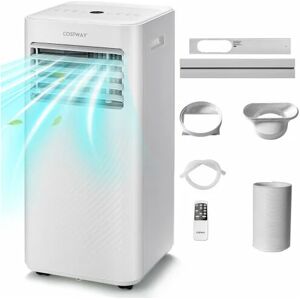 GYMAX 4-in-1 9000BTU Portable Air Conditioner Air Cooler Fan Dehumidifier