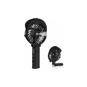 Orchidée - 55ml large water tank, portable and rechargeable manual fan, battery powered mist fan