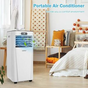 GYMAX 7000 BTU Portable Air Conditioner 3-in-1 AC Unit w/ith Remote Control Dehumidify