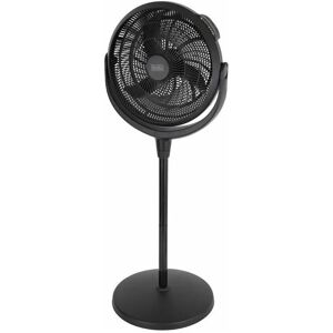 FC BLACK+DECKER BXFP51001GB High Velocity Pedestal Desk Fan with 3 Adjustable Heights, 7.5 Hours Timer and Remote Control Operation - Black