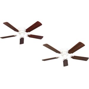 PEPEO Ceiling fan Kisa Deluxe wh Rosewood / Walnut