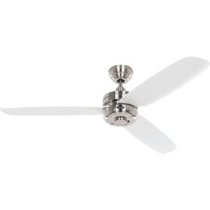 CASAFAN Ceiling fan Night Flight Chrome / White with remote