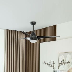 Ceiling Fans with Lighting Zoika dimmable (modern) in Black made of Metal for e.g. Living Room & Dining Room (1 light source,) from Starluna black