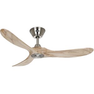 CASAFAN Dc Ceiling Fan Eco Genuino Chrome / Wood 122