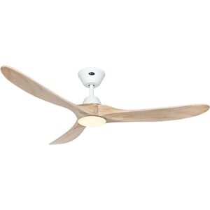CASAFAN Dc Ceiling Fan Eco Genuino White / Wood 152 with led
