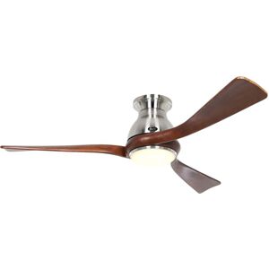 CASAFAN DC ceiling fan Eco Regento Chrome / Walnut with LED