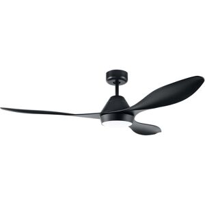 EGLO Dc ceiling fan Antibes Black 132cm / 52 with led light
