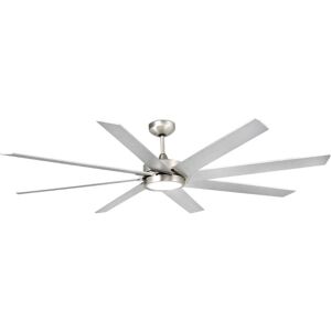 FARO BARCELONA Dc Ceiling Fan Century Nickel with led and Remote