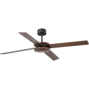 FARO BARCELONA Ceiling fan Polea Blades Steel, plywood