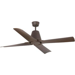 FARO BARCELONA Outdoor DC Ceiling Fan Typhoon Brown with Remote