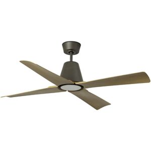 FARO BARCELONA Outdoor dc Ceiling Fan Typhoon Wood with led & Remote