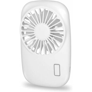 TINOR Handheld Fan Mini Fan Powerful Small Personal Portable Fan Speed Adjustable usb Rechargeable Pocket Fan for Home Office Outdoor Travel, White