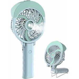 TINOR Handheld Fan Misting Hand Held Fan Rechargeable Battery Operated Portable 3 Speeds & 55ml Spray &180°Foldable With Metal Clip usb Personal Water Fan