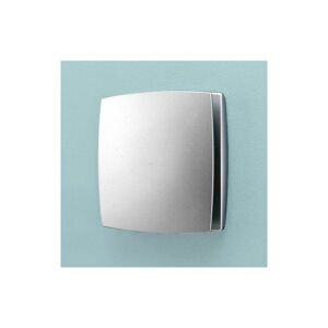 HIB - Breeze Wall Mounted Bathroom Fan With Timer And Humidity Sensor - Matt Silver - 31400 - Silver