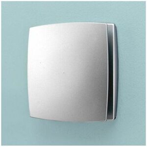 HIB - Breeze Wall Mounted Bathroom Fan With Timer - Matt Silver - 31300 - Silver