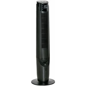Homcom - Quiet Air Cooler, Home Evaporative Ice Cooling Tower Fan Bedroom, Black - Black