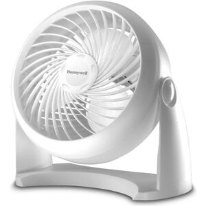 House Of Home - Honeywell Turbo Fan Quiet Wall Mountable 3 Speed Home Office Desk White - White