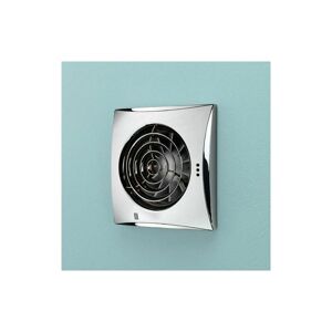 HIB - Hush Wall Mounted Bathroom Fan With Timer - Chrome - 33100 - Chrome