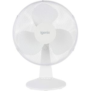 Igenix - Portable Desk Fan, 3 Speed, 16 Inch, White - DF1610 - White