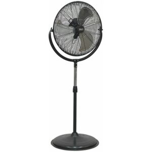 LOOPS Industrial 20' Pedestal Fan - 3 Speed Settings - High Velocity - Fully Guarded