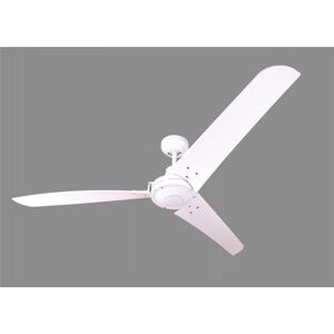 PEPEO Industrial ceiling fan Vourdries White with remote