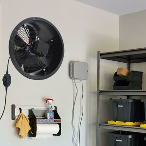 Livingandhome - Black 16 inch Ventilation Exhaust Axial Fan