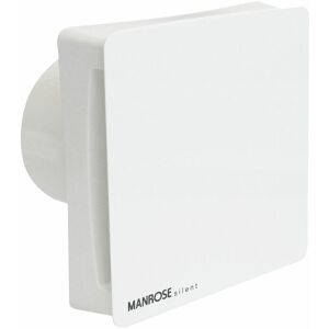 Manrose Extractor Fan Toilet Bathroom Silent Standard 4 100mm Axial CSF100S - White