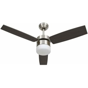 BERKFIELD HOME Mayfair Ceiling Fan with Light and Remote Control 108 cm Dark Brown