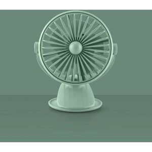 Desk fan rechargeable mini fan handheld Portable energy-saving multifunction fan with clip fan outdoor-green - Green - Norcks