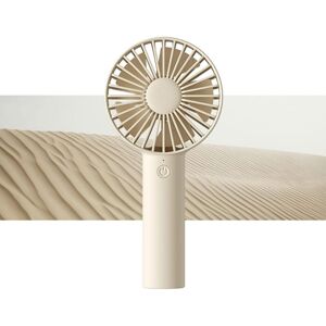 Hand Fan, 3 Speed Small Portable Fan, usb Rechargeable Hand Fan, Battery Operated Personal Fan for Outdoor, Indoor - Brown - Brown - Norcks