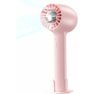 NORCKS Handheld Fan, Mini usb Portable Fan-pink, Mini Handheld Fan, Small Portable Fan, 2000mAh Quiet usb Fan, Handheld Fan Face Support Rechargeable Fan