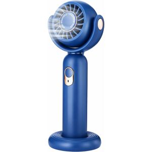 NORCKS Mini Handheld Fan 130° Rotatable Personal Fan with Base, 3-10 Hrs 3 Adjustable Speed Cooling Portable Hand Fan with usb Rechargeable Battery for