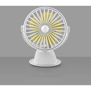 Portable Cooling Fan fan small portable Portable energy-saving multifunction fan with clip fan outdoor-white - White - Norcks