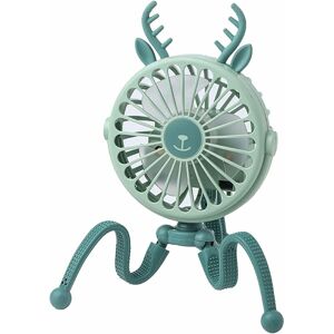 NORCKS Stroller Fan 500mAh, 3 Speeds Handheld usb Fan with Flexible Tripod Clip 360° Rotation Mini Portable Fan for Car Seat Crib Bike Treadmill Camping