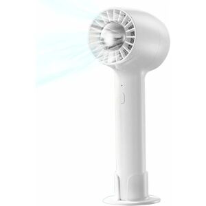 NORCKS White Handheld Fan, Mini Portable usb Fan, Mini Handheld Fan, Small Portable Fan, 2000mAh Quiet usb Fan, Handheld Fan Face Support Rechargeable Fan