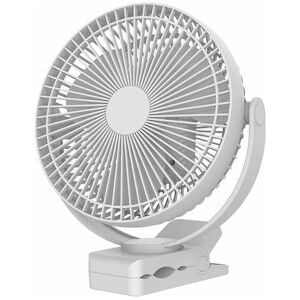 Héloise - orchid-20cm 10000mAh Battery Powered Clip Fan, Portable usb Fan, 4 Speeds, Powerful Airflow, Sturdy Clip for Home Office, Golf Car, Outdoor