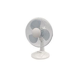 Q-connect - 12 Inch Desk Fan White