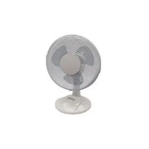 Q-connect - 9 Inch Desk Fan White