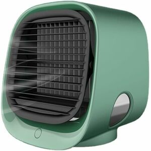 Rhafayre - Air Cooler Fan Portable Air Conditioner Desktop Air Cooling Fan Humidifier Purifier Office Bedroom Summer Water Cooler,Green