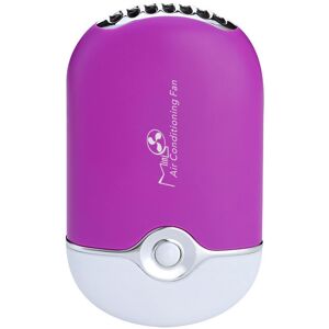 Rhafayre - Pocket Mini usb Fan Built-in Lithium Battery Rechargeable Travel Air Conditioner Fan Air Purifier Humidifier ,Purple