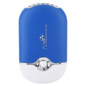Rhafayre - Pocket Mini usb Fan Built-in Lithium Battery Rechargeable Travel Air Conditioner Fan Air Purifier Humidifier ,Blue