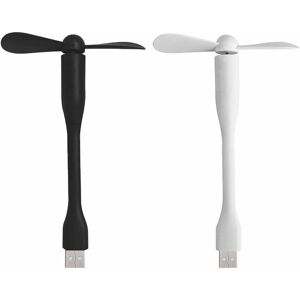 Usb Fans, 2 pcs Portable usb Fan, 360° Adjustable usb Fan, Quiet Fan, usb Rechargeable Handheld Portable Fan - Rhafayre